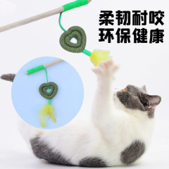 猫の草の猫のミントは猫の棒の木の天のタデを笑わせて歯を磨いて羽の猫のおもちゃの猫の用品をかむことに耐えます。