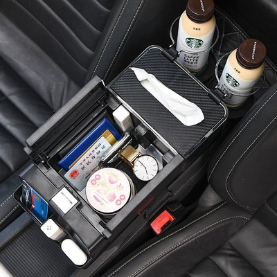 Multifunctional car cup holder Car tissue box/set