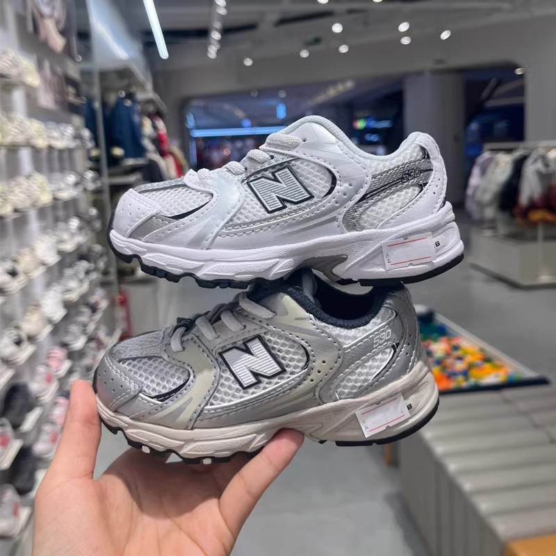 Nb530 Children's Shoes 2024 New Spring and Autumn Mesh Breathable sneaker Parent-Child Men's and Women's Children's Torre Shoes