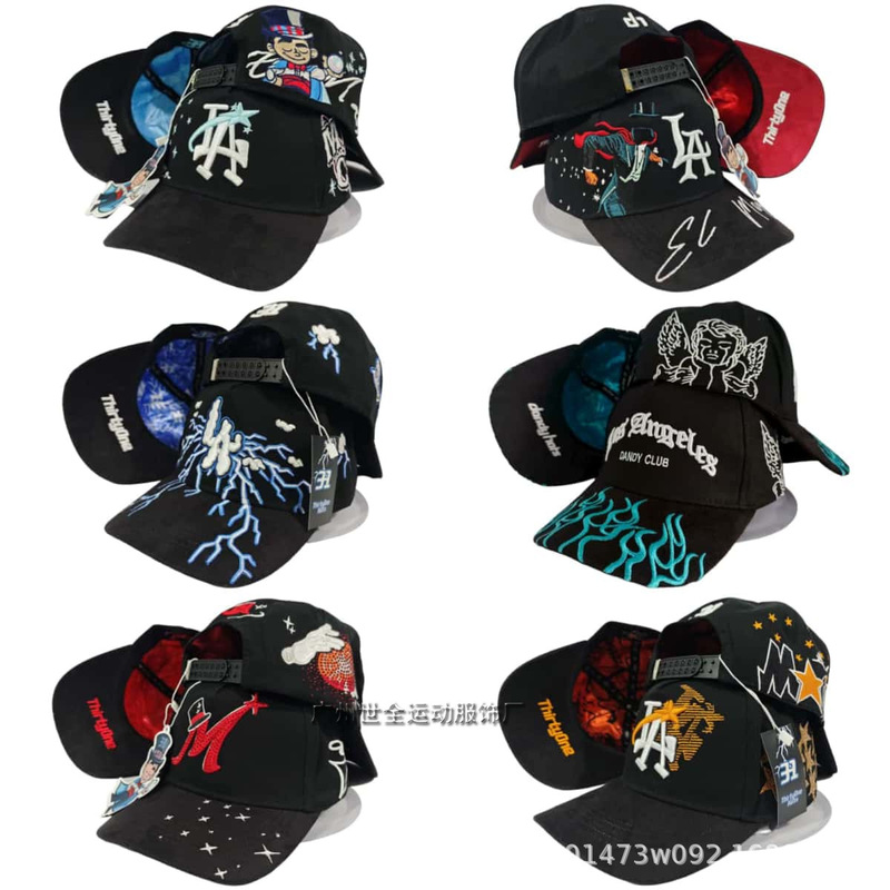 高品质LA道奇队棒球帽丹迪系列刺绣鸭舌帽天使队欧美嘻哈NY帽批发|undefined