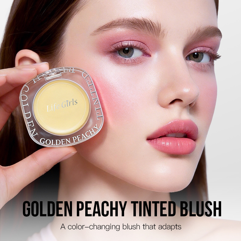 Life Girls Blush transfronterizo para mejorar la apariencia y el rendimiento del color, no es fácil de quitar el blush.