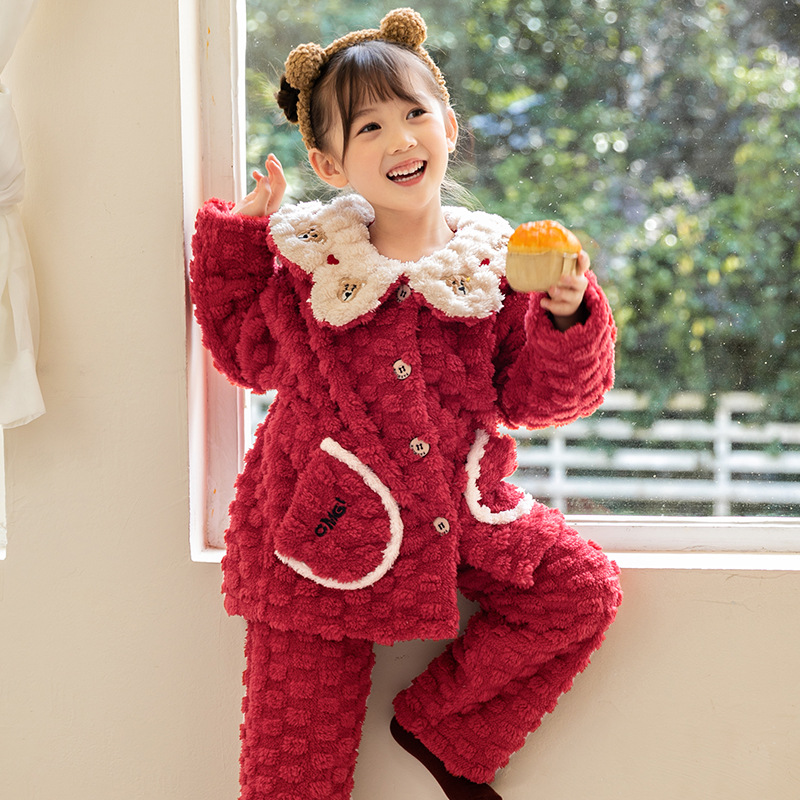 Children's flannel demi-season pijama