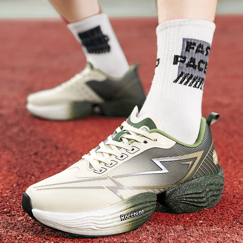 2025 primavera zapatos para correr entrenamiento físico profesional estudiantes examen físico cuerpo lateral amortiguador zapatos deportivos casuales para hombre