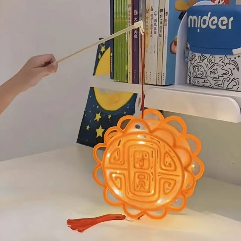 小红书同款扭扭棒中秋团圆灯笼手工DIY材料包中秋节花灯亲子手工|undefined