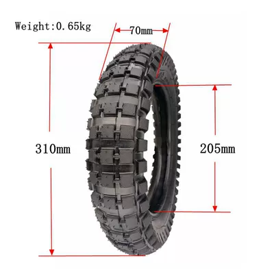 Elektrikli avtomobil şinləri 12x2.75 inner and outer
