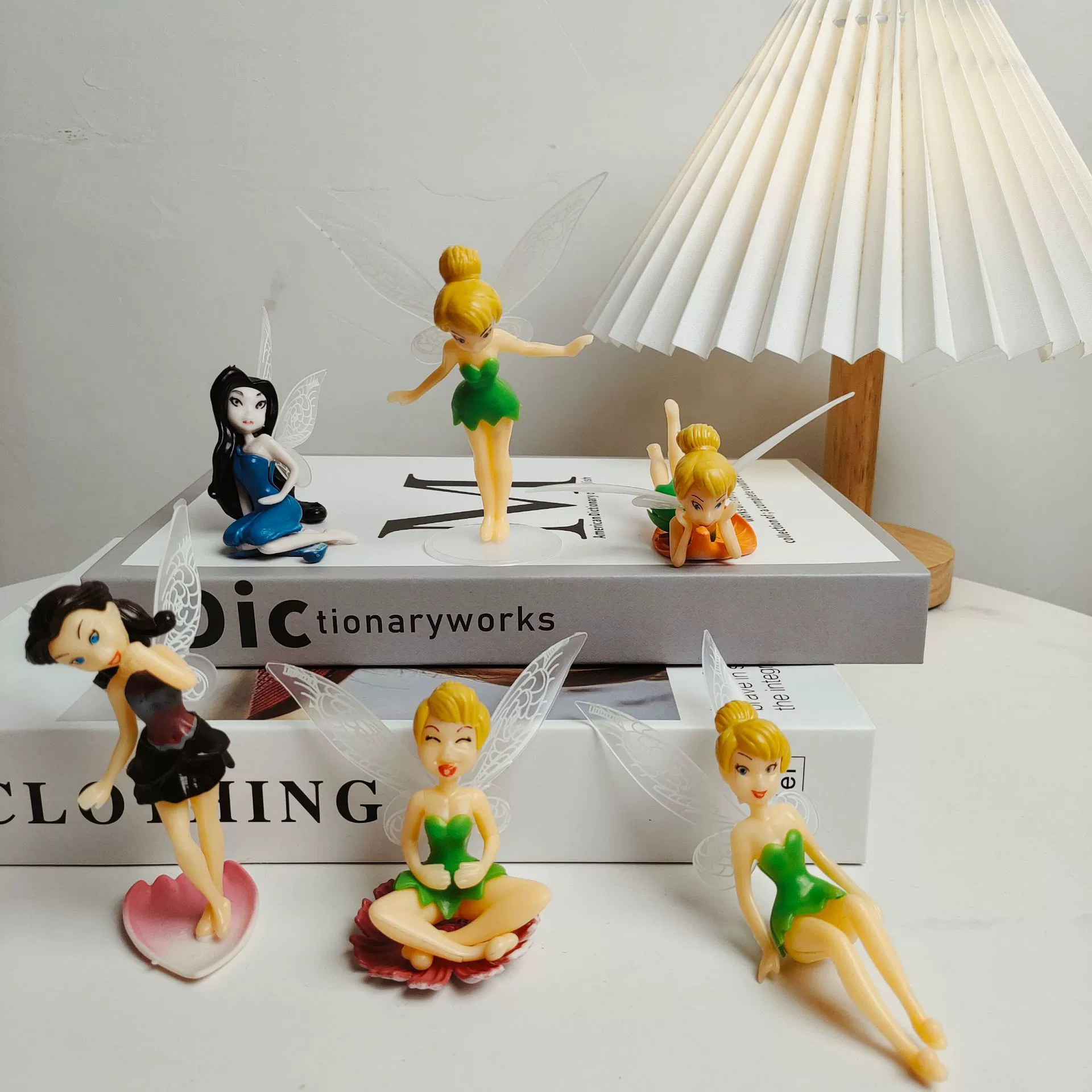 Цветочная фея с крыльями 6 штук сказочная принцесса детская инновационная замечательная сказочная девочка украшение на день рождения