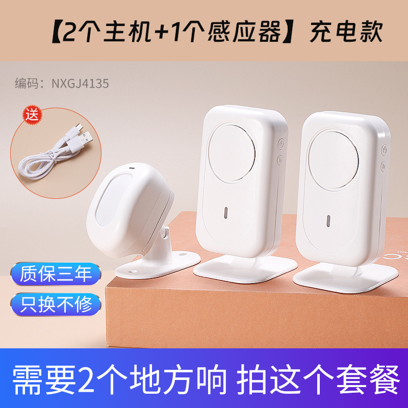 センサーがスーパーの入り口に入ってきて、お客さんのドアベルが店の警報器に入ったことを知らせてください|undefined