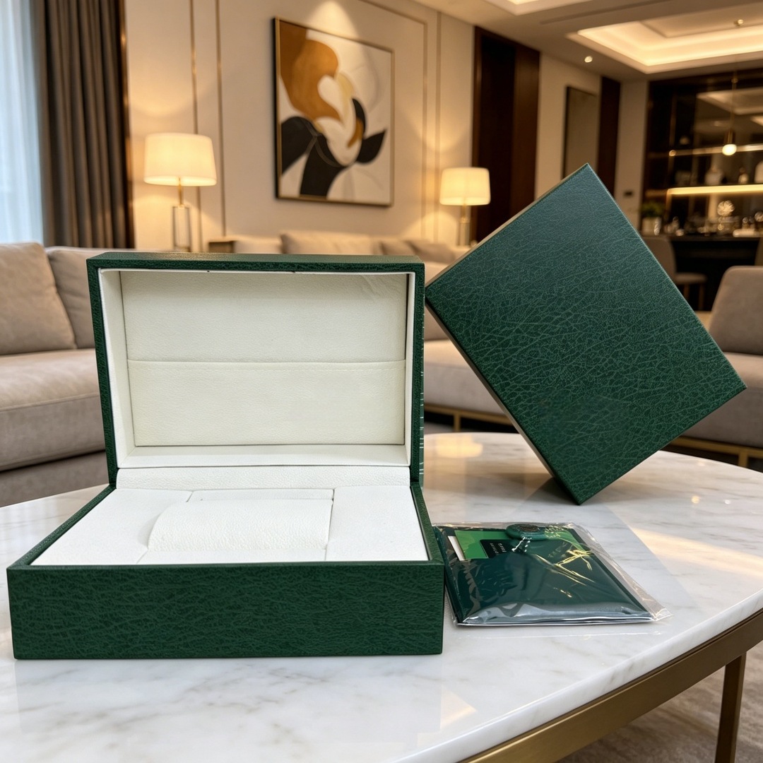 Unbranded Rolex-Style Watch Box Green