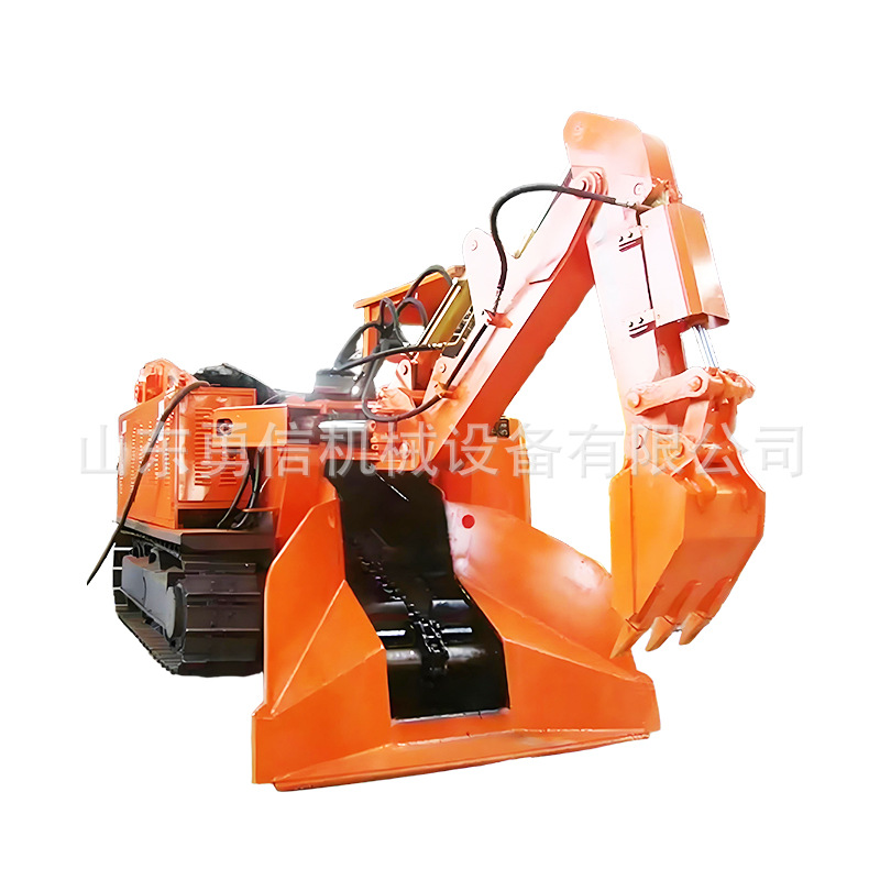 矿用扒渣机  隧道巷道耙装机井防爆轮式刮板耙渣机 防爆扒渣机