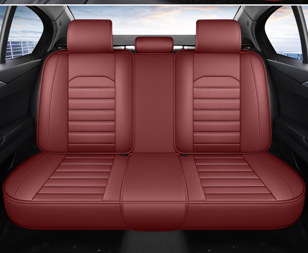Cross-Border Amazon Car Seat Cushion, All-Season, Full Leather, Fully Covered, Wear-Resistant, Breathable, Car Interior Seat Cushion Cover