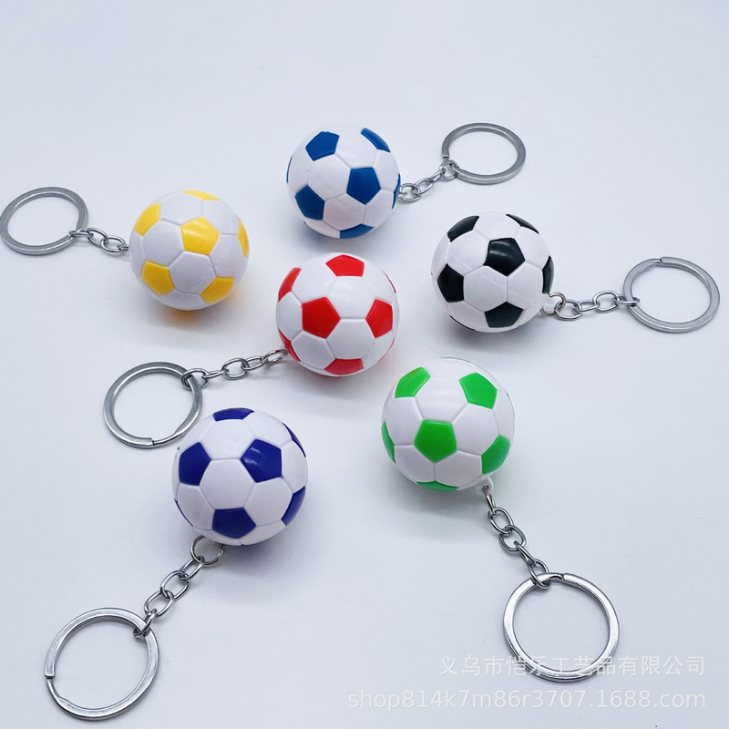 Creative diameter 3.7cm simulation Football pendant World Cup football key chain World Cup activities commercial gifts