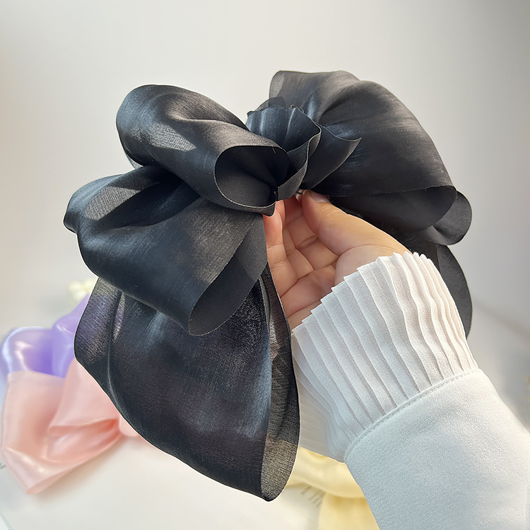 Women's Simple Style Bow Knot Organza Handmade Hair Clip display picture 33