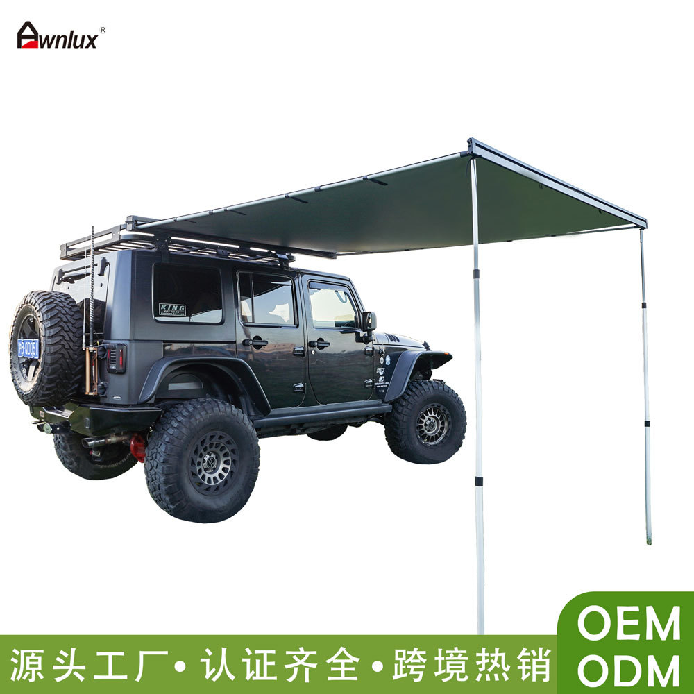 오프로드 SUV 차량 루프탑 차양막, 캠핑용 사이드 텐트, 접이식 차양막, 차량용 차양막