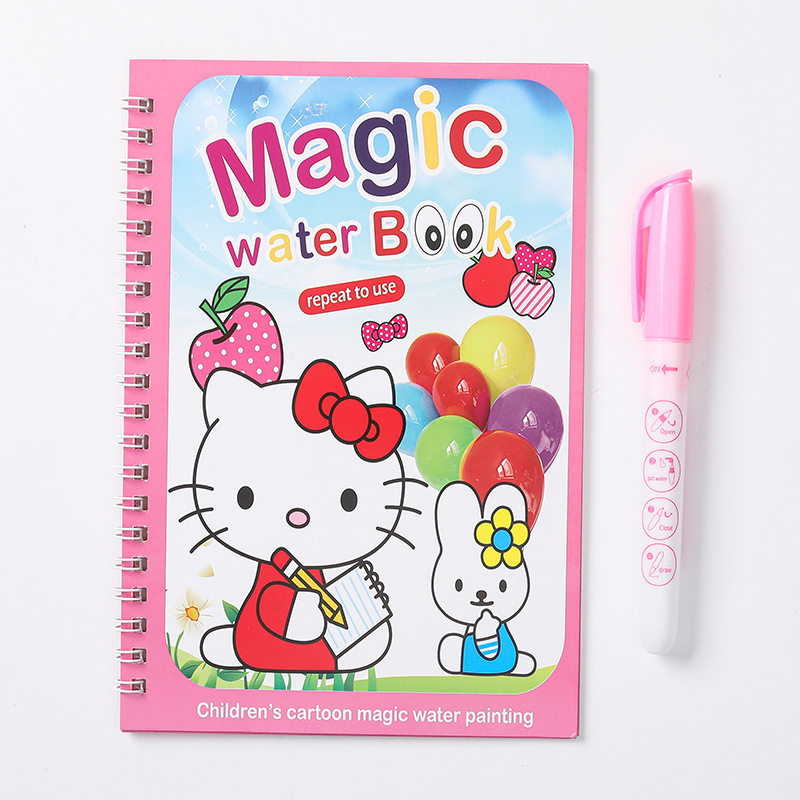 子供の色を塗る本の赤ちゃんの益智の清水の落書きの水の絵の本は繰り返し魔法の画帳の創意の贈り物の卸売りを使います。|undefined