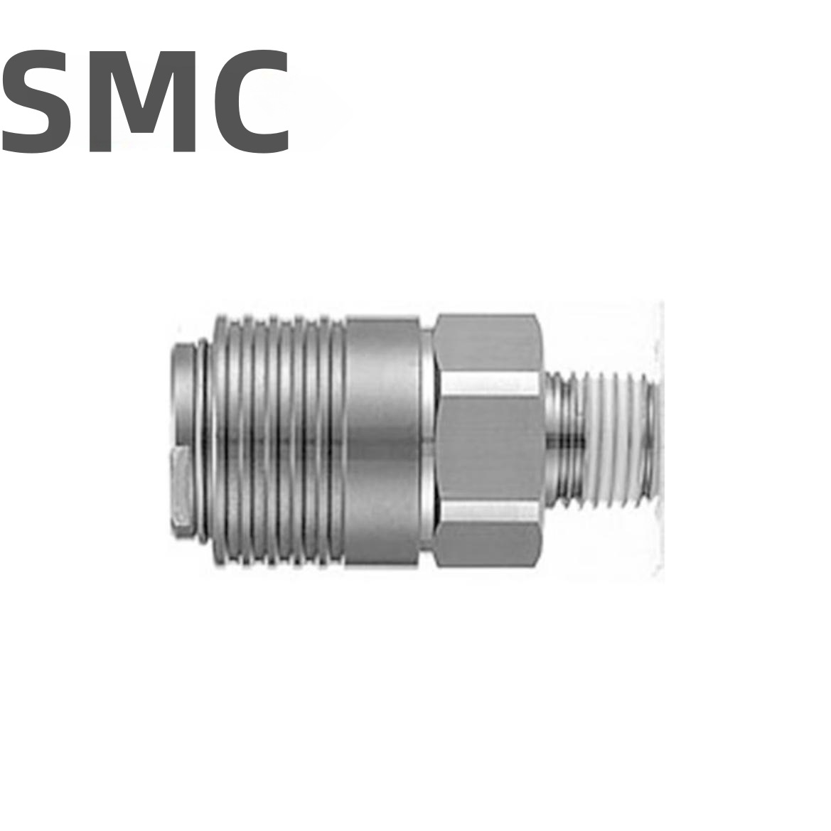 SMC快换接头;SUS304;KKA6S-04M螺纹接口R1/2