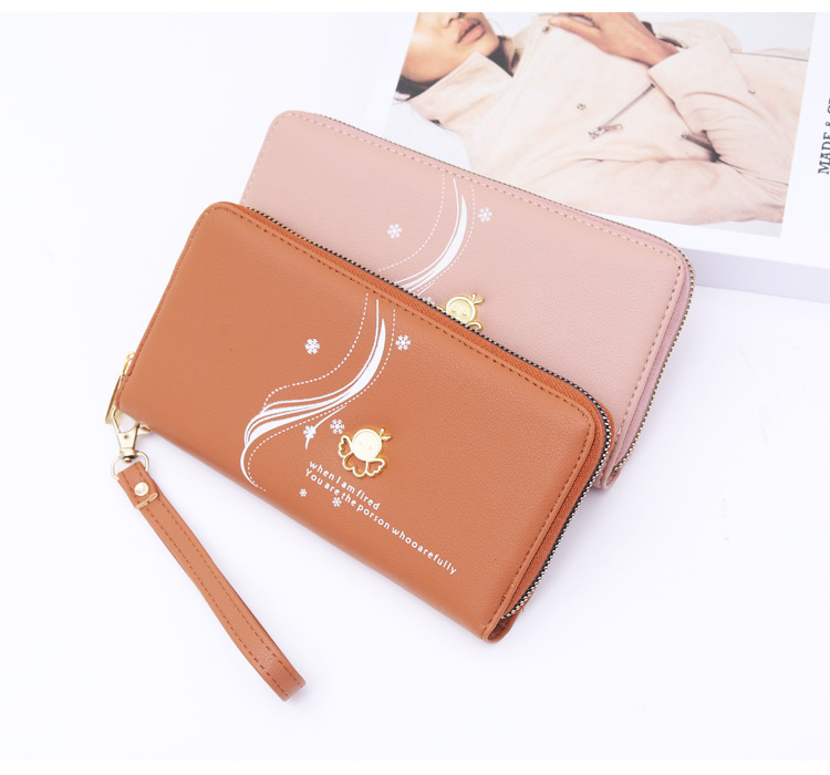 Women's Solid Color Pu Leather Zipper Wallets display picture 1