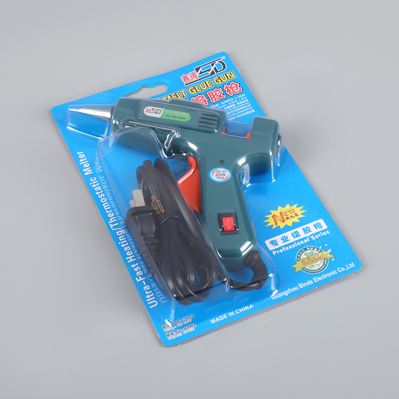 7mm hot melt glue gun DIY handmade small glue gun portable small size glue gun aluminum glue outlet 1.8mm glue gun