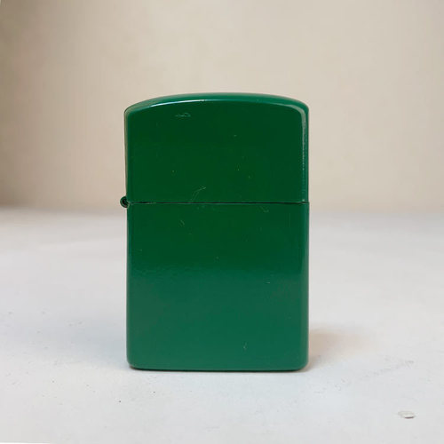 Factory direct sales green spray paint metal kerosene windproof lighter simple packaging advertising gifts wholesale