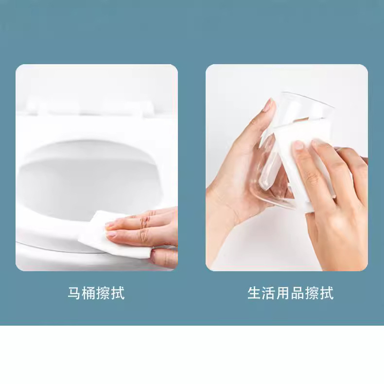 Handheld antibacterial wet wipes