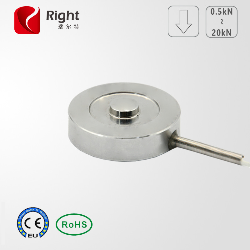 T118压向测力传感器 小型压装力传感器 微型压力测力传感器