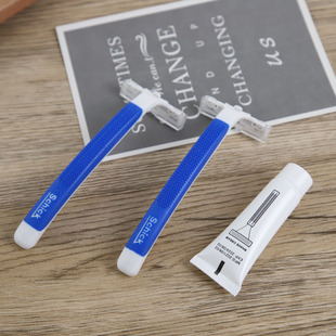 Hotel guest room Disposable Shaver shaving cream bathing place razor stainless steel blade in stock wholesale