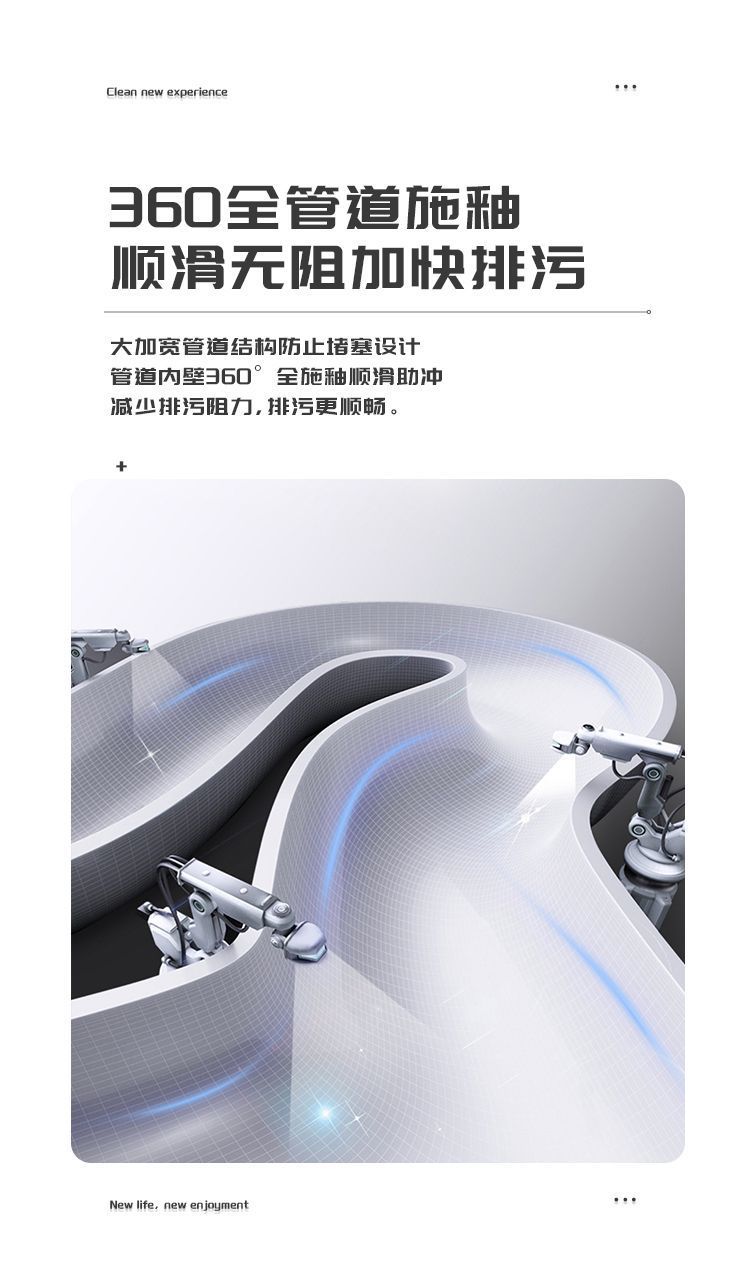 Innovative first-level water efficiency, round and smooth design, powerful spiral, large-diameter household toilet, factory wholesale one piece undefined