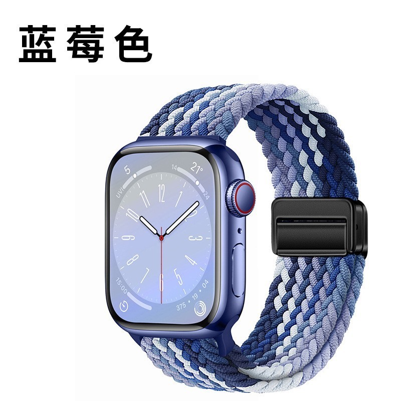 Apple Watch ストラップ iwatch45678910 世代磁気バックルナイロン織時計ストラップに適しています。|undefined