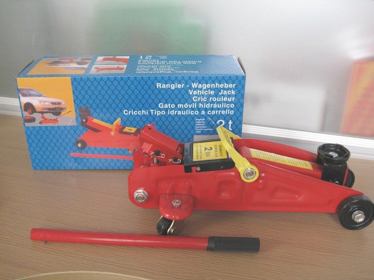 New horizontal jack 2T horizontal jack car car 2 tons hydraulic hydraulic jack wheel car