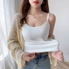 White, thin strap