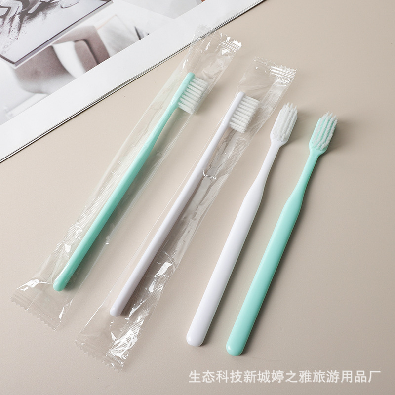 ホテルホテル使い捨て歯ブラシ歯磨き粉洗面用品セット民宿旅館軟毛歯具二合一