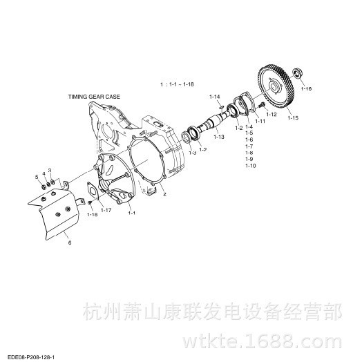 06.01913-2910六角螺栓DP086TA /LA斗山