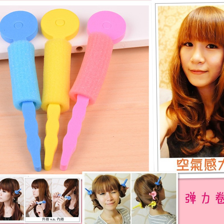 Sleeping Beauty Esponja rizador de pelo curling no duele rizador de pelo rizado esponja curling herramientas en stock al por mayor