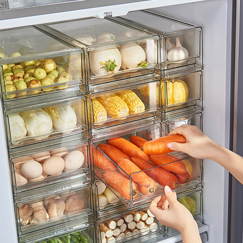 Household refrigerator crisper freezer drawer storage box drawer-type kitchen storage food food organization egg carton