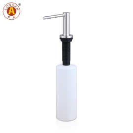 厂家F39-8厨房水槽皂液器  供应星级酒店厨卫按压式给皂器500毫升