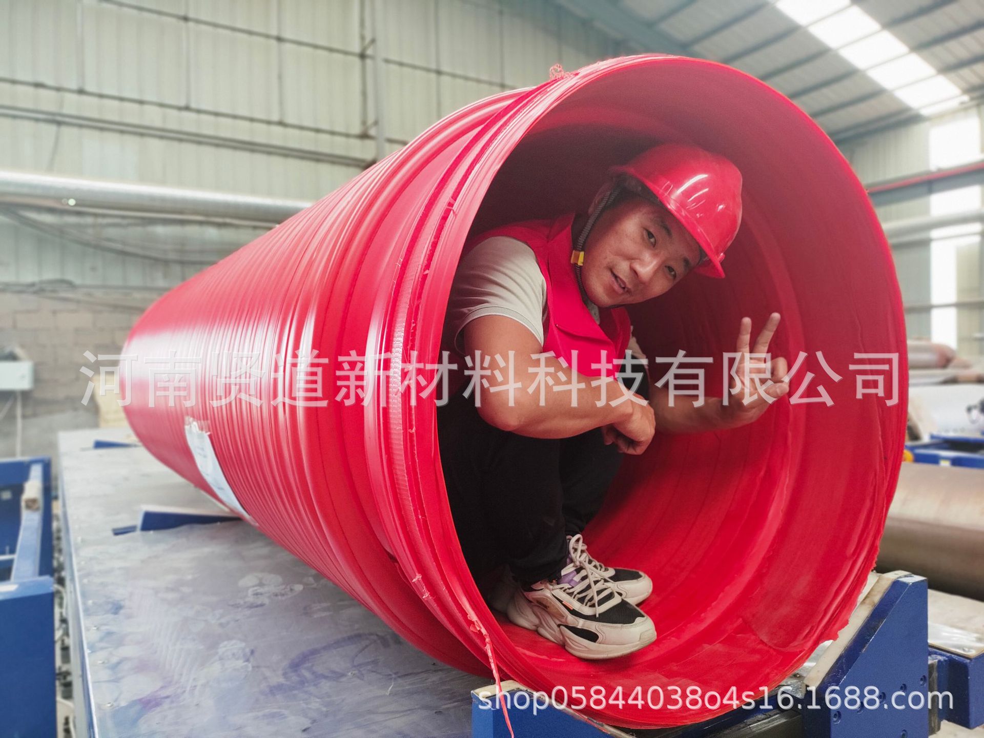 新型承插波纹隧道逃生管承插聚乙烯逃生管道贤道管业