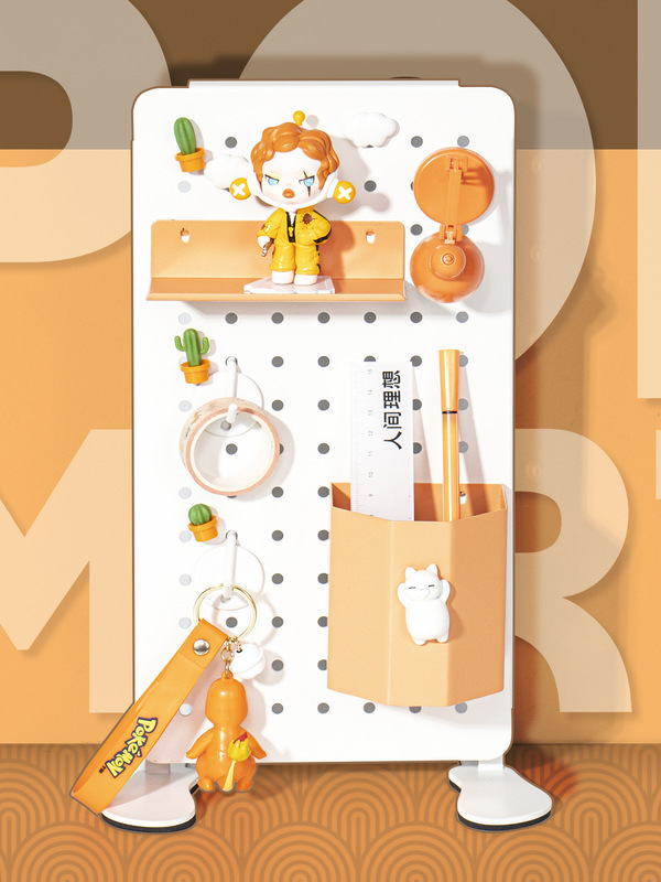New Wrought Iron Desktop Hole Board Punch-free Erectable Table Storage Rack Decorative Rack Office Desk Display Rack New Wrought Iron Desktop Hole Board Punch-free Erectable Table Storage Rack Decorative Rack Office Desk Display Rack