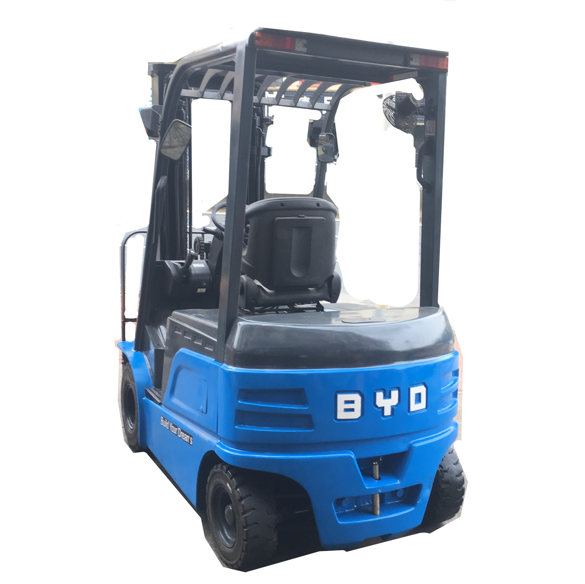 快充电叉车 铁锂电池叉车 八成新比亚迪锂电池叉车三节升高4.8米