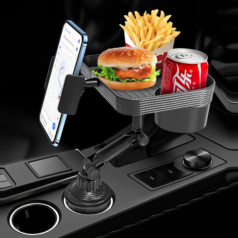 Car Tray, Cup Holder, Dinner Plate Storage Rack, Car Passenger Seat Drink Table, Rear Seat Snack and Phone Holder