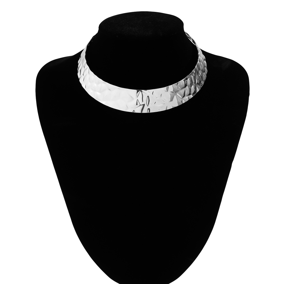 Großhandel Schmuck Retro Römischer Stil Geometrisch Metall Eisen Halsband display picture 3