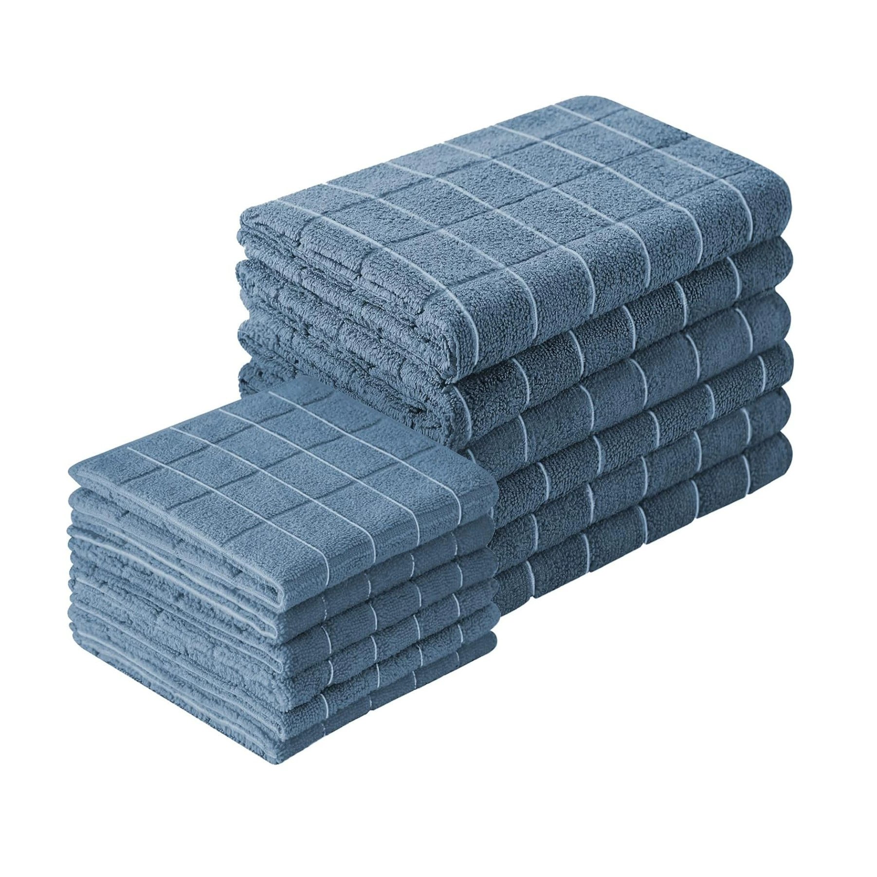 Non-stick, lint-free kitchen dishcloth, thickened, super-absorbent dishcloth, tablecloth, hand towel EE18