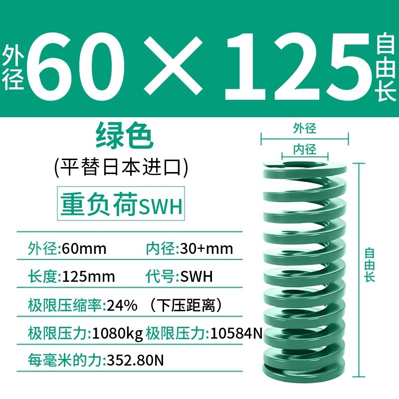 합금강 녹색 60×125