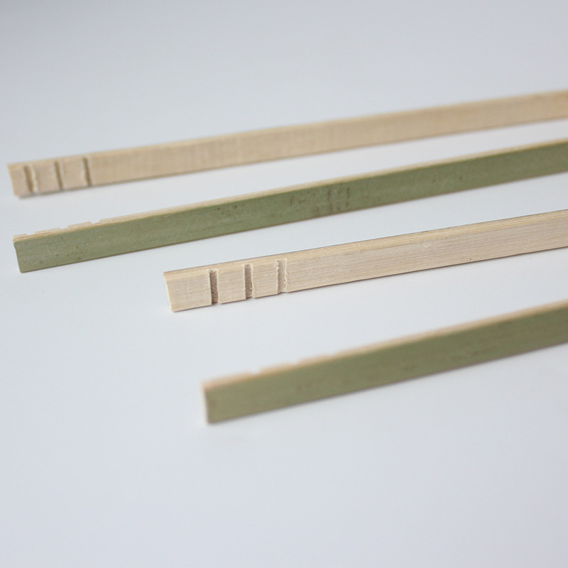 Directo de fábrica al por mayor de cáscara verde de bambú clip de alimentos de tres colores clip de bambú clip de pan clip de pastelería clip de camarón Protección del Medio Ambiente de bambú saludable