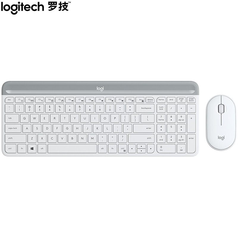 開封済みロジクール MK470 ワイヤレス キーボードとマウス セット サイレント オフィス ラップトップ ファッショナブルな薄型軽量キーボードとマウス|undefined