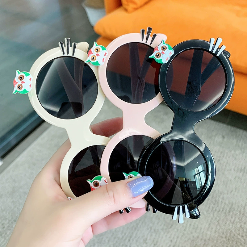 Children's glasses, cartoon toy, UV sunglasses solar-powered, UV protection