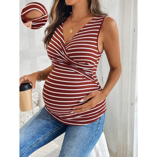 O 85897 Cross V-neck nursing top ���� V �I�����¿羳���u