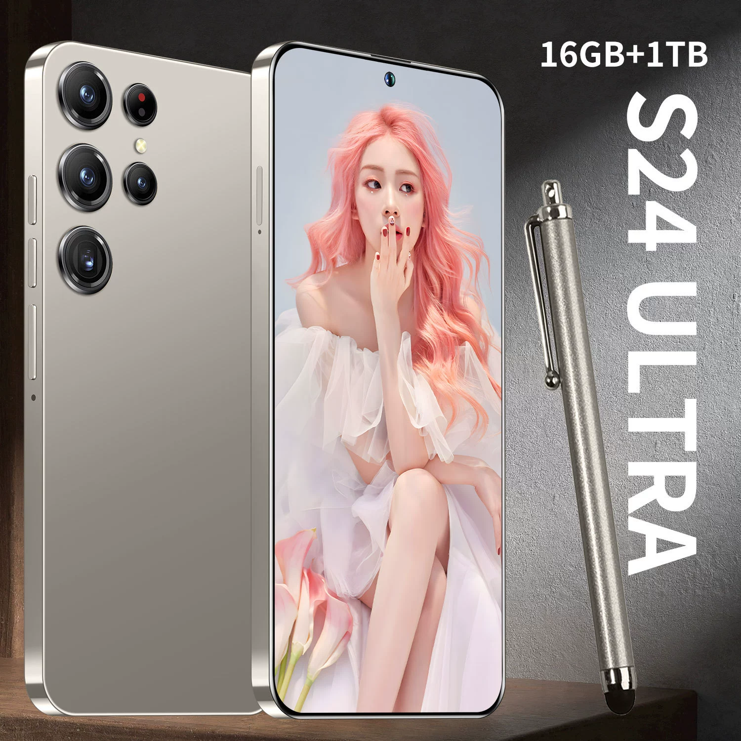 Мобильный телефон, для импорта, S24, Android, 5G, 16gb