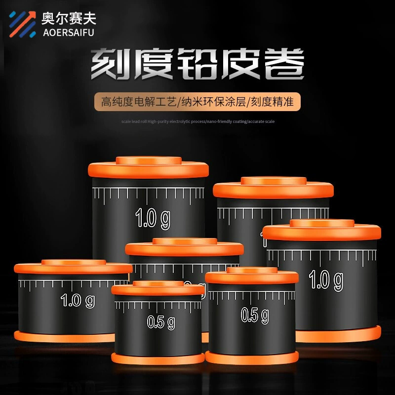 Свинцовая оболочка для рыболовных снастей, специально для обработки кромок и снятия фасок, быстрое нанесение покрытия на свинцовый грузило, двойной слой, рыболовные принадлежности.