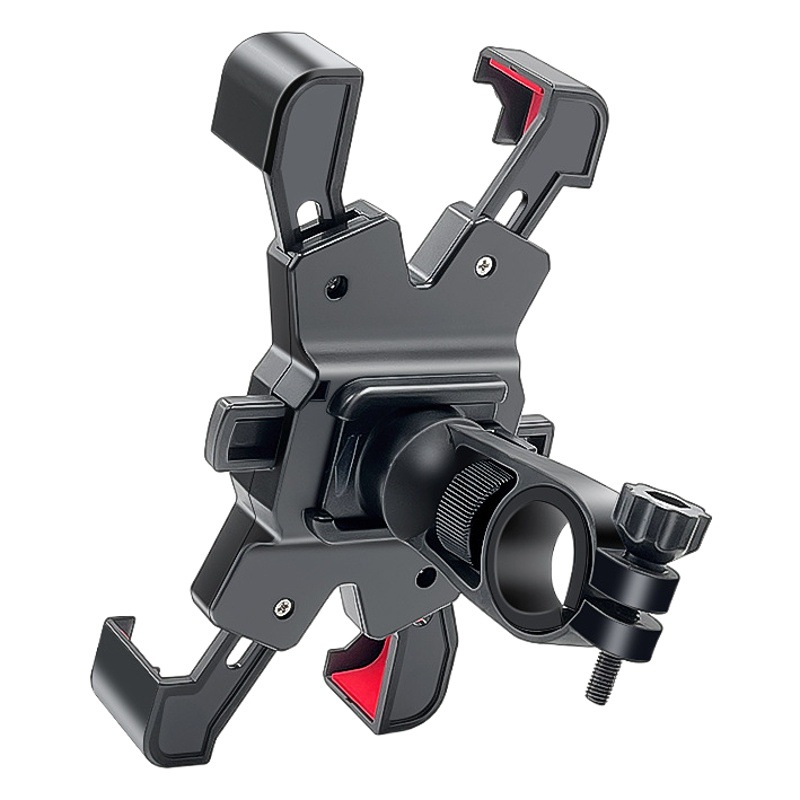 Nuevo soporte de teléfono móvil de cuatro garras adecuado para sacar jinete coche eléctrico motocicleta bicicleta soporte de navegación al aire libre