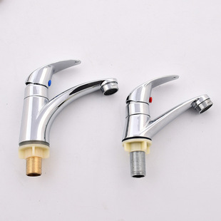 Factory direct batch of zinc alloy Millennium single cold basin faucet American standard single water washbasin faucet source factory