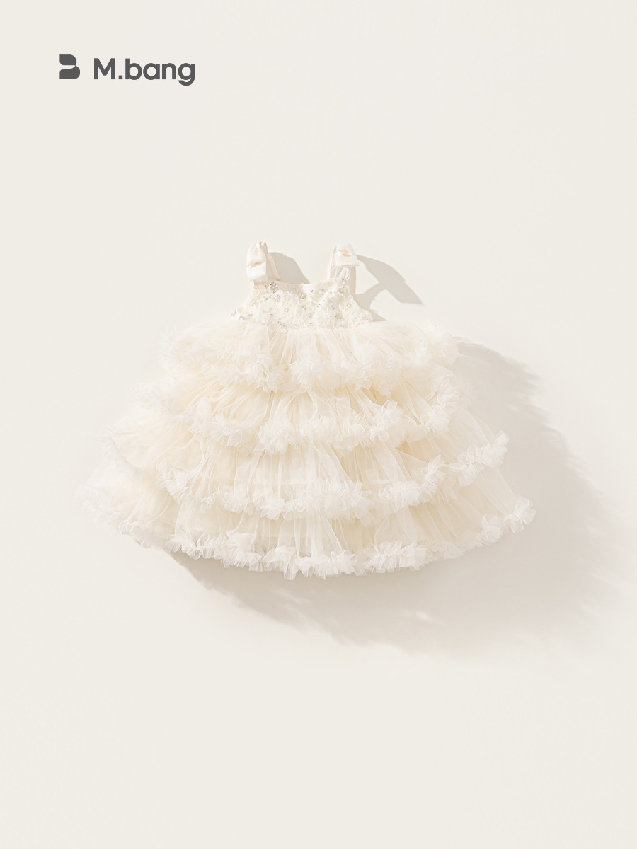 Youbao ropa para niños vestido de verano falda para niños moda bowknot sling malla tutú falda vestido para niñas